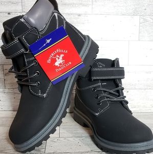 Boys Polo Club Velcro High-Top Boots